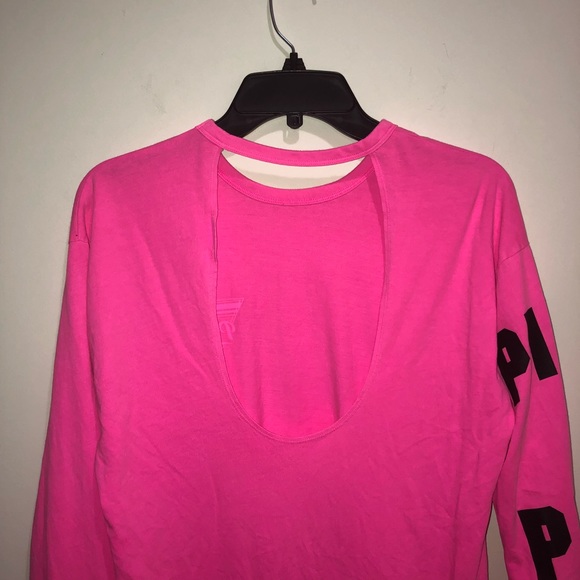 Victoria Secret PINK Size Small Pink Long Sleeve - Picture 8 of 8